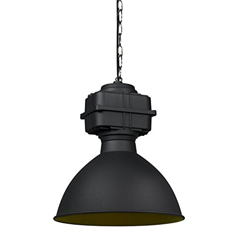 Qazqa - Modern Industrie I Vintage I Hängelampe I Pendellampe I Pendelleuchte klein matt schwarz - Sicko - Stahl Rund - LED geeignet E27 von Qazqa