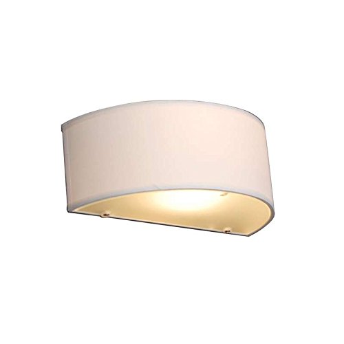 Qazqa - Modern Ländliche Wandleuchte halbrund creme - Drum mit Schirm I Wohnzimmer I Schlafzimmer I Up I Down - Textil Rund I Länglich - LED geeignet E27 Qazqa - Modern Ländliche Wandleuchte halbrund creme - Drum mit Schirm I Wohnzimmer I Schlafzimmer I Up I Down - Textil Rund I Länglich - LED geeignet E27 von Qazqa