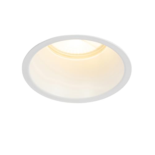 Qazqa - Modern Moderner Einbaustrahler weiß AR70 IP44 - Abt I Wohnzimmer I Schlafzimmer - Aluminium Rund - LED geeignet GU10 von Qazqa