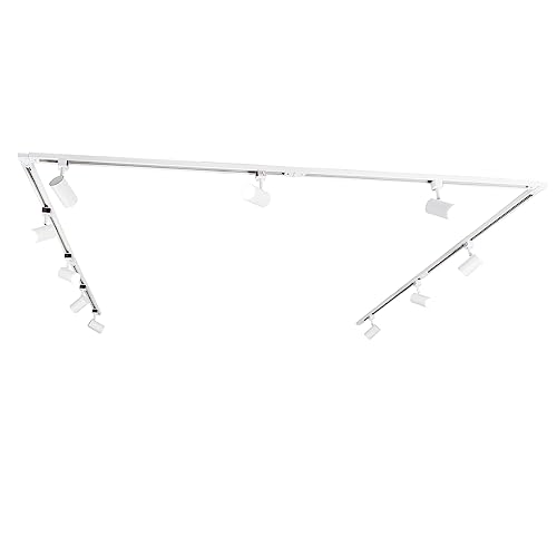 QAZQA - Modern Smartes 1-phasiges Schienensystem Komplettset I Spotlight I Deckenspot I Deckenstrahler I Strahler mit 10 Spot I Spotlight I Deckenspot I Deckenstrahler I Strahler I Lampe I Leuchten we QAZQA - Modern Smartes 1-phasiges Schienensystem Komplettset I Spotlight I Deckenspot I Deckenstrahler I Strahler mit 10 Spot I Spotlight I Deckenspot I Deckenstrahler I Strahler I Lampe I Leuchten we von Qazqa