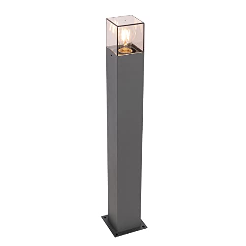 Qazqa - Modern Smarte Steh-Außenleuchte I Wegeleuchte I Gartenlampe I Gartenleuchte I Standleuchte Anthrazit 70 cm inkl. WLAN P45 - Dänemark Dimmer I Dimmbar I Außenbeleuchtung - Aluminium Rechteckig Qazqa - Modern Smarte Steh-Außenleuchte I Wegeleuchte I Gartenlampe I Gartenleuchte I Standleuchte Anthrazit 70 cm inkl. WLAN P45 - Dänemark Dimmer I Dimmbar I Außenbeleuchtung - Aluminium Rechteckig von Qazqa