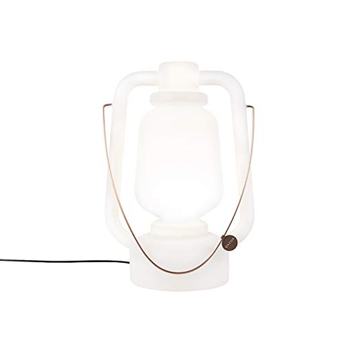 Qazqa - Modern Stehleuchte I Stehlampe I Standleuchte I Lampe I Leuchte weiß 51 cm IP44 - Storm Large I Außenbeleuchtung - Kunststoff Rund - LED geeignet E27 Qazqa - Modern Stehleuchte I Stehlampe I Standleuchte I Lampe I Leuchte weiß 51 cm IP44 - Storm Large I Außenbeleuchtung - Kunststoff Rund - LED geeignet E27 von Qazqa