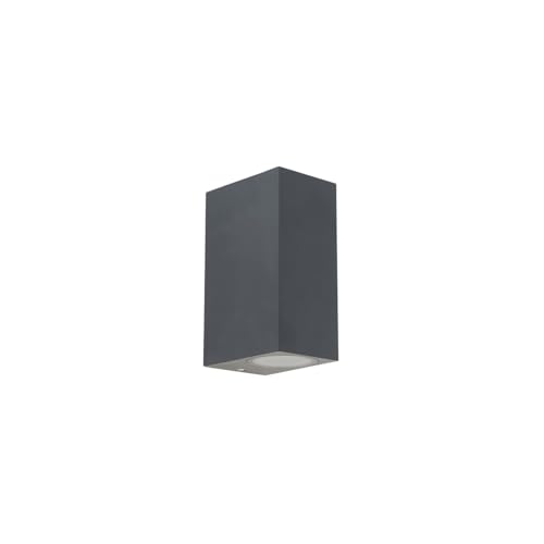 Qazqa - Moderne Außen Wandleuchte anthrazit IP44 - Baleno II I Außenbeleuchtung I Up & Down - Aluminium Rechteckig - LED geeignet GU10 Qazqa - Moderne Außen Wandleuchte anthrazit IP44 - Baleno II I Außenbeleuchtung I Up & Down - Aluminium Rechteckig - LED geeignet GU10 von Qazqa