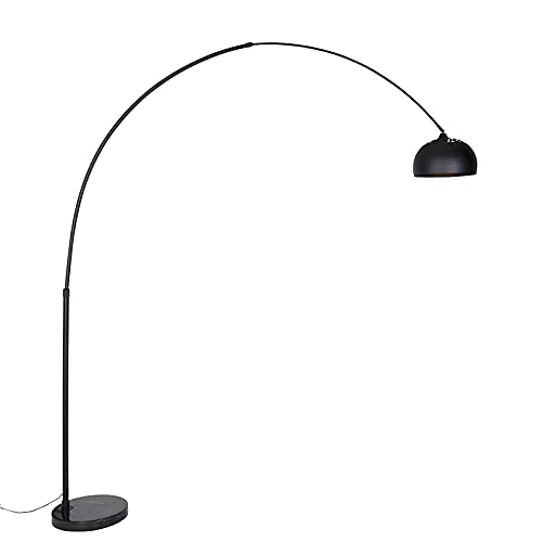 Qazqa - Moderne Bogenleuchte I Bogenlampe I Lampe I Leuchte schwarz - XXL I Wohnzimmer I Schlafzimmer - Stahl Länglich - LED geeignet E27 Qazqa - Moderne Bogenleuchte I Bogenlampe I Lampe I Leuchte schwarz - XXL I Wohnzimmer I Schlafzimmer - Stahl Länglich - LED geeignet E27 von Qazqa