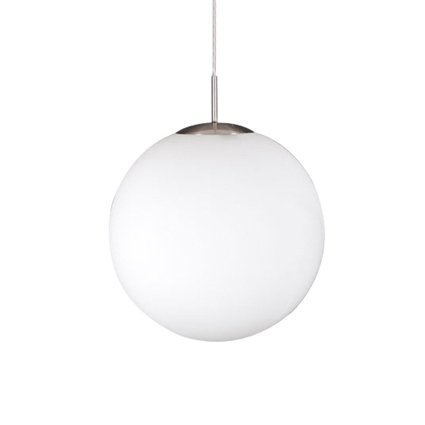 Qazqa - Moderne Hängelampe I Pendellampe I Pendelleuchte Glas 40cm - Ball I Wohnzimmer I Schlafzimmer - Rund I Kugel I Kugelförmig - LED geeignet E27 von Qazqa