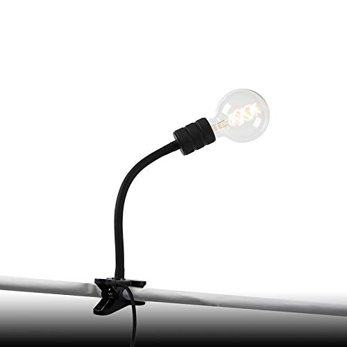 Qazqa - Moderne Klemmlampe schwarz mit Flexarm - Cavalux - Stahl Länglich - LED geeignet E27 Qazqa - Moderne Klemmlampe schwarz mit Flexarm - Cavalux - Stahl Länglich - LED geeignet E27 von Qazqa