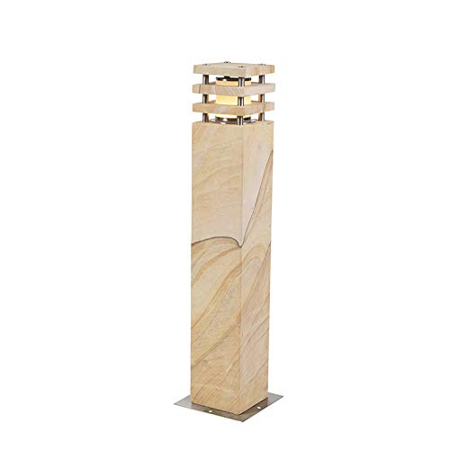 Qazqa - Moderne Stehleuchte I Stehlampe I Standleuchte I Lampe I Leuchte beige 70 cm - Grumpy I Außenbeleuchtung - SteinIBeton Rechteckig - LED geeignet E27 Qazqa - Moderne Stehleuchte I Stehlampe I Standleuchte I Lampe I Leuchte beige 70 cm - Grumpy I Außenbeleuchtung - SteinIBeton Rechteckig - LED geeignet E27 von Qazqa