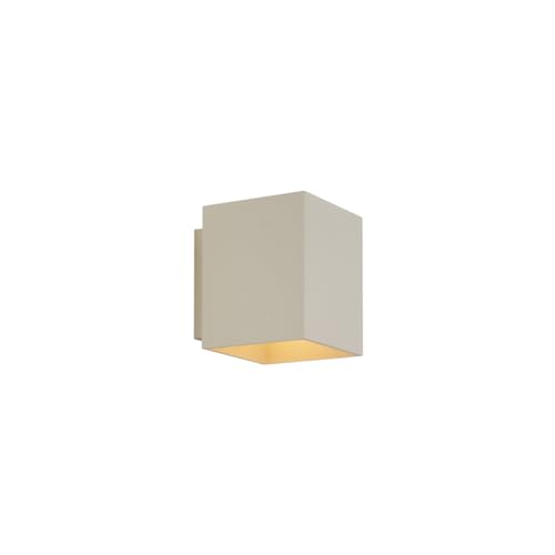 Qazqa - Moderne Wandleuchte Beige G9 Quadratisch - Sola I Wohnzimmer I Schlafzimmer - Aluminium Quadratisch - LED geeignet G9 Qazqa - Moderne Wandleuchte Beige G9 Quadratisch - Sola I Wohnzimmer I Schlafzimmer - Aluminium Quadratisch - LED geeignet G9 von Qazqa