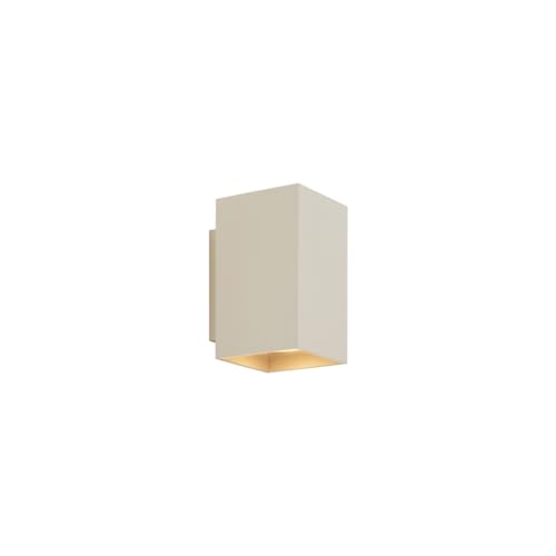 Qazqa - Moderne Wandleuchte Beige GU10 50 mm quadratisch 2-flammig - Sandy I Wohnzimmer I Schlafzimmer - Aluminium Rechteckig - LED geeignet GU10 Qazqa - Moderne Wandleuchte Beige GU10 50 mm quadratisch 2-flammig - Sandy I Wohnzimmer I Schlafzimmer - Aluminium Rechteckig - LED geeignet GU10 von Qazqa