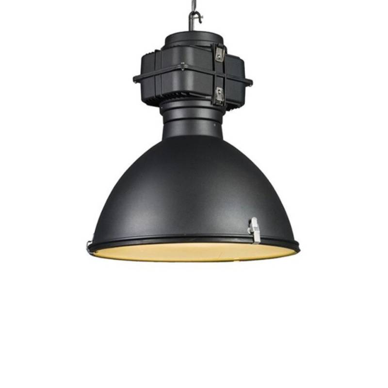 Qazqa Pendelleuchte Sicko, LED wechselbar, E27, Schwarz, Industrie, Aluminium, 1-flammig Qazqa Pendelleuchte Sicko, LED wechselbar, E27, Schwarz, Industrie, Aluminium, 1-flammig von Qazqa