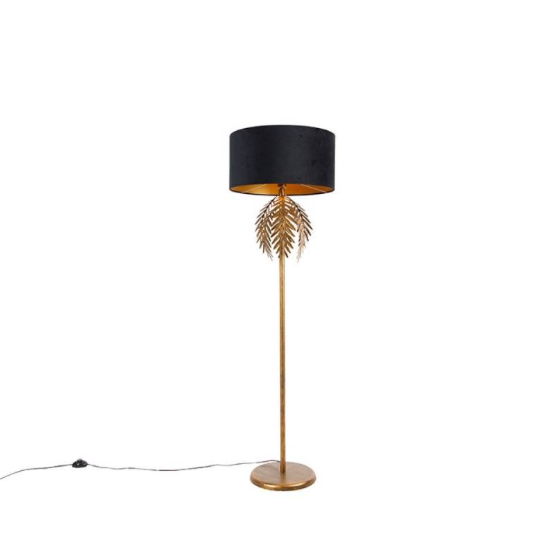 Qazqa Stehlampe Botanica, ohne Leuchtmittel, E27, Schwarz, Landhaus, Stahl, 1-flammig Qazqa Stehlampe Botanica, ohne Leuchtmittel, E27, Schwarz, Landhaus, Stahl, 1-flammig von Qazqa