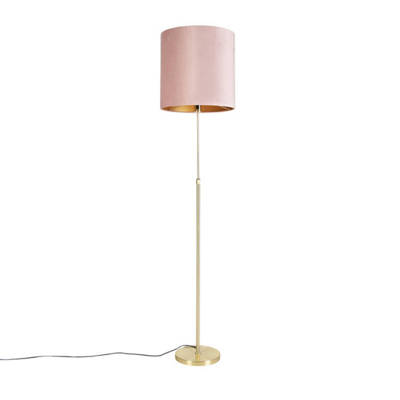 Qazqa Stehlampe Parte fl, ohne Leuchtmittel, E27, Rosa, Landhaus / Rustikal, Stahl, 1-flammig Qazqa Stehlampe Parte fl, ohne Leuchtmittel, E27, Rosa, Landhaus / Rustikal, Stahl, 1-flammig von Qazqa