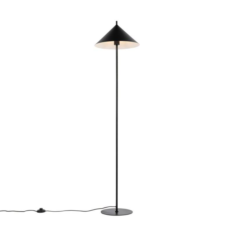 Qazqa Stehlampe Triangolo, ohne Leuchtmittel, E27, Schwarz, Design, Stahl, 1-flammig von Qazqa