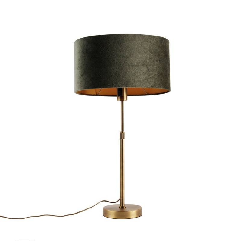 Qazqa Tischleuchte Parte shade, ohne Leuchtmittel, E27, Bronze, Modern, Stahl, 1-flammig Qazqa Tischleuchte Parte shade, ohne Leuchtmittel, E27, Bronze, Modern, Stahl, 1-flammig von Qazqa