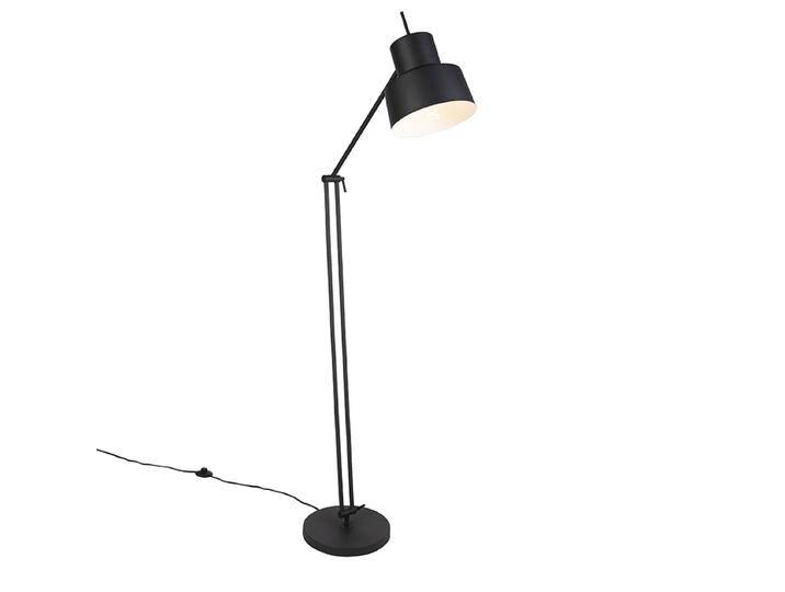 Retro Stehleuchte schwarz verstellbar - Chappie von Qazqa