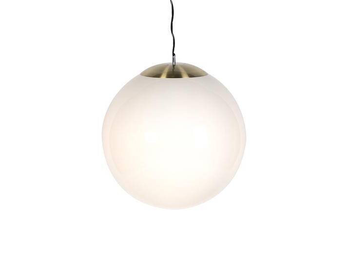 Skandinavische Hängelampe Opalglas 50 cm - Ball 50 von Qazqa