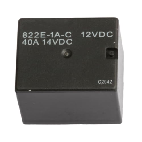 Relais 822E-1A-C, 12 V Gleichstrom, 10 Stück von Qbhjmr