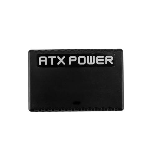 Qbkohphifm ATX 24 Pin auf 90 Grad Netzsteckeradapter RGB Motherboard Netzteilkabel Modular DIY Montagezubehör Schwarz von Qbkohphifm