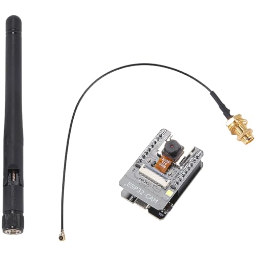 Qbkohphifm WiFi-Bluetooth-Modul-Kit ESP32 Seriell zu WiFi-Webcam ESP32-CAM-Entwicklungsplatine mit Antennenmodul Qbkohphifm WiFi-Bluetooth-Modul-Kit ESP32 Seriell zu WiFi-Webcam ESP32-CAM-Entwicklungsplatine mit Antennenmodul von Qbkohphifm