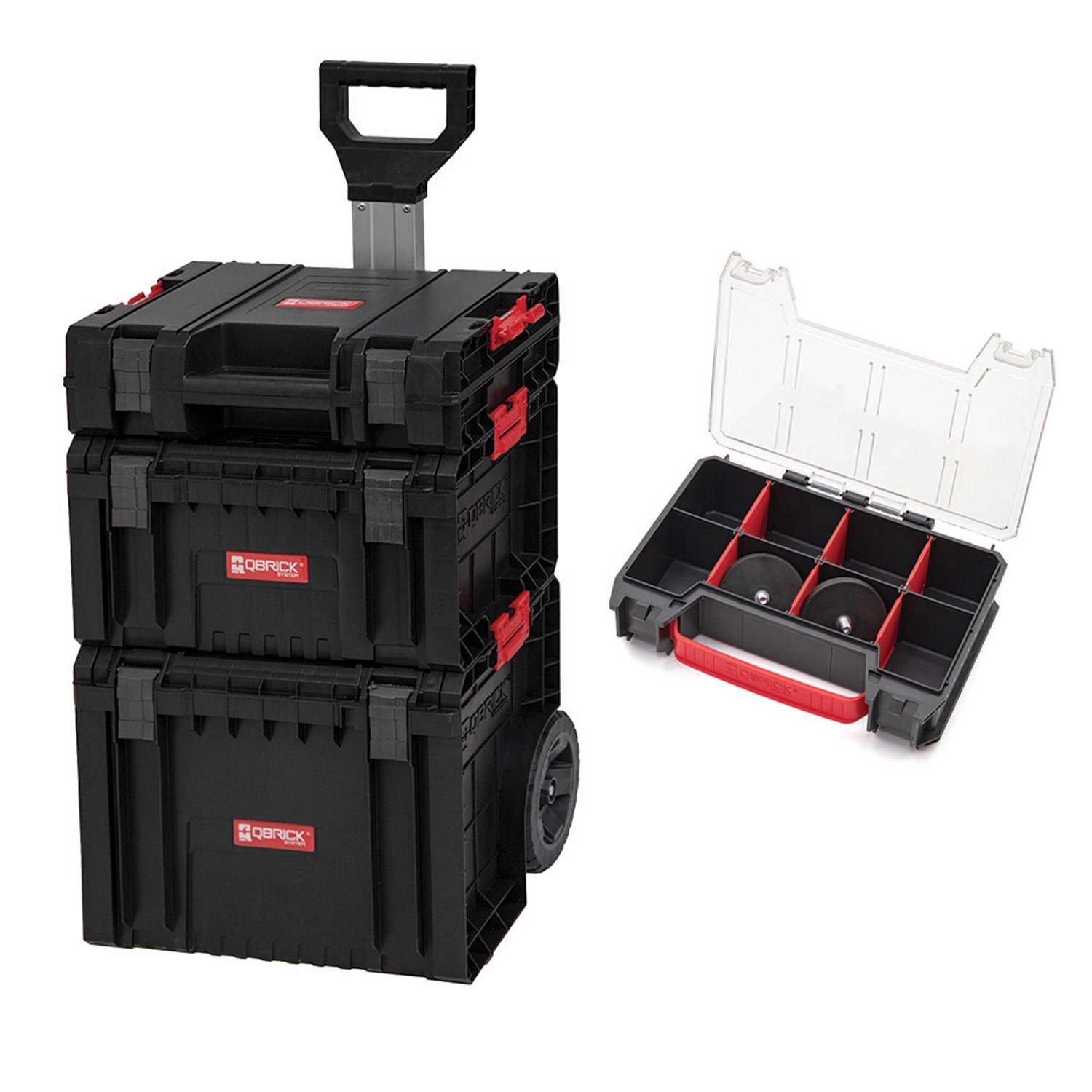 Qbrick System Werkzeug Trolley PRO Set 1 mit Magnet-Set von Qbrick System