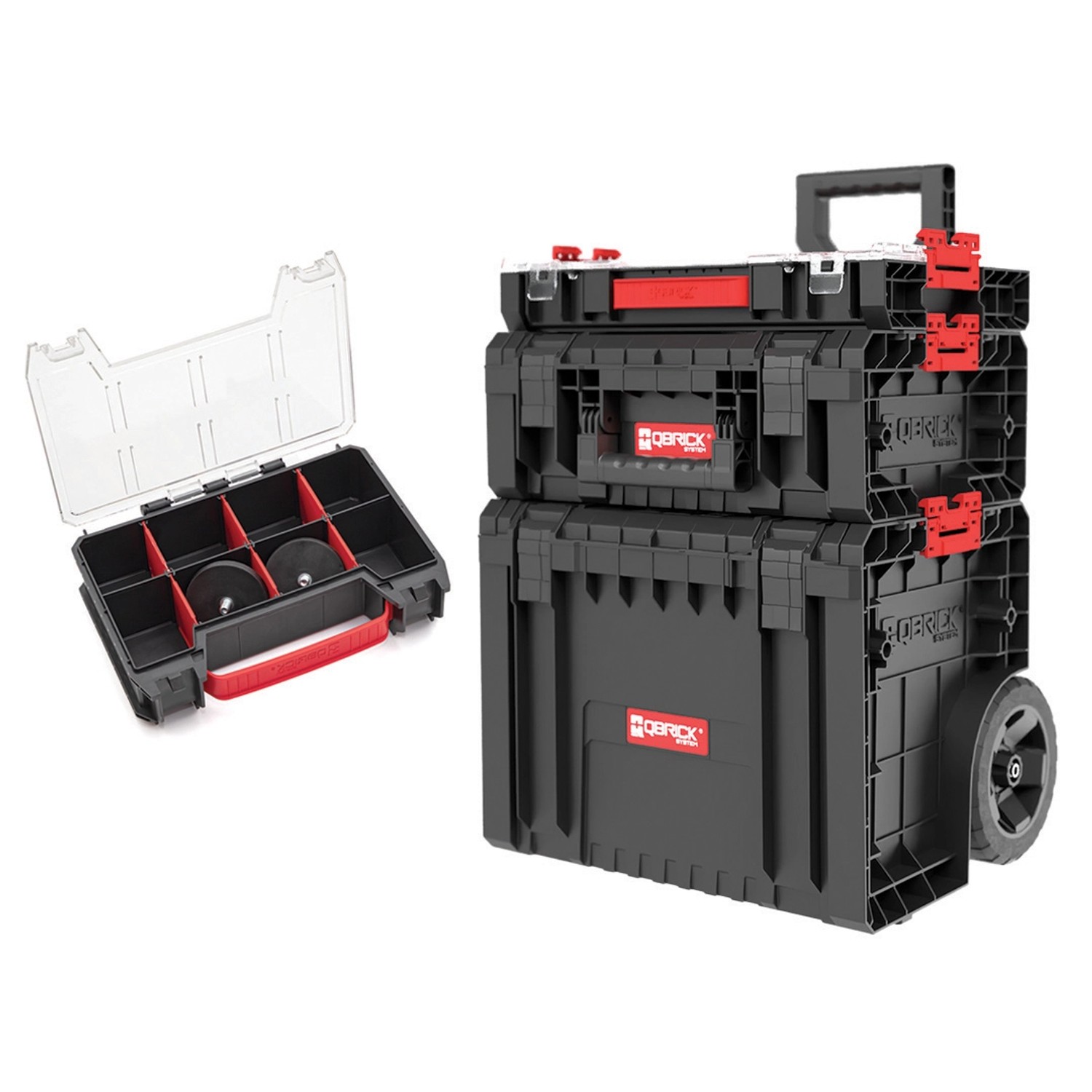 Qbrick System Werkzeug Trolley Set 2 mit Magnet-Set von Qbrick System