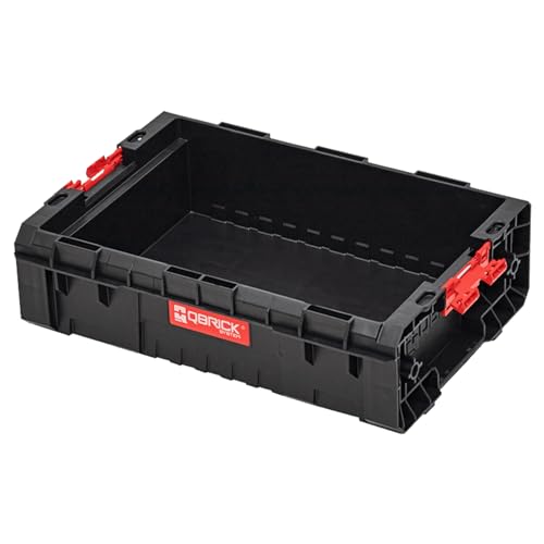 Qbrick Werkzeugkasten ohne deckel Werkzeugkorb – 450 x 310 x 130 mm - Modulare offene Werkzeugkiste Transportbox von QBRICK