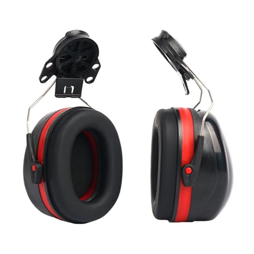 1 Paar Konstruktion Helme Ohrmuff Protectors Geräuschstündung Ergonomisches Design Weiche Polster Industrielle Anwendungen Sicherheitsohrmuff Für Reparatur Und Wartung von Qcbuegof