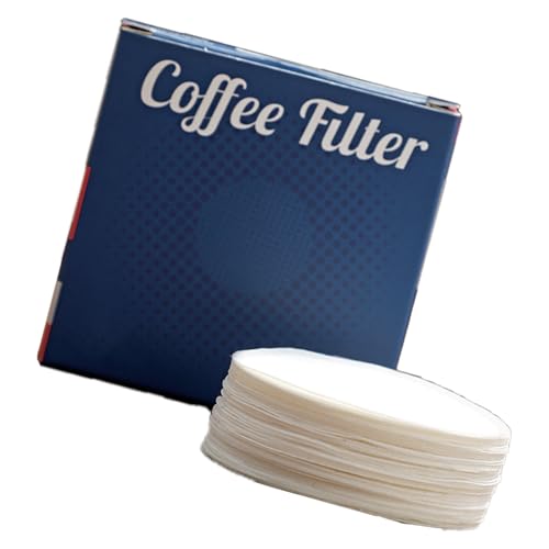 100 Stück Espressomaschinen Pulver Schüssel Filter Papier Kaffeemaschine Griff Ersatzpapier Professionelles Werkzeug Küche Kaffee Essential von Qcbuegof