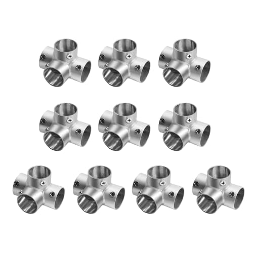 10pcs/Set Edelstahlrohranschläge Klemmschlauchanschluss Set Schlauchanschläge Einfaches Nicht Für Zäune Geeignet Für Zäune Einfach Installationsrohrhardware von Qcbuegof