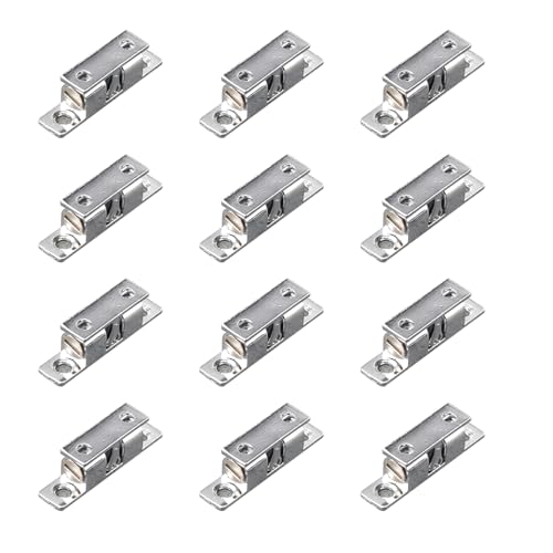 12 Pcs Doppelbällchen Spannung Roller Fang Verkleinern Schranktür Fang Zink Legierung Schrankbällchen Spannungsriegel Leicht Zu Installieren Zu Installieren 12 Pcs Doppelbällchen Spannung Roller Fang Verkleinern Schranktür Fang Zink Legierung Schrankbällchen Spannungsriegel Leicht Zu Installieren Zu Installieren von Qcbuegof