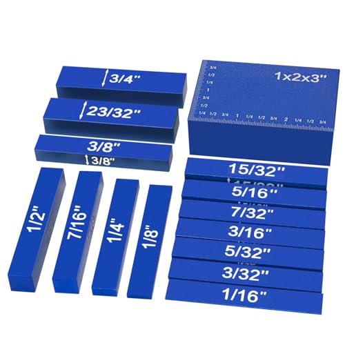15 Pcs Höhenmessgeräte Setup Blöcke Für Router Carpenter Holzbearbeitung Router Tool Zubehör Höhenanzeige von Qcbuegof