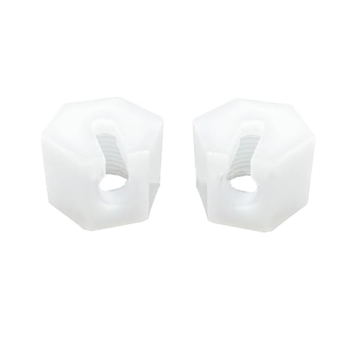 2 Pack Aluminium Ersatzmuttern Ersatz Fixiermutter Befestigungsmut von Qcbuegof