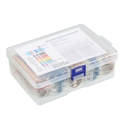 2600pcs Elektronischer Komponentenwiderstand Sortiment Set 1/8W 0 25W Filmwiderstand 130 Wertwiderstandssatz Mit Speicherbox Elektronischer Komponentenwiderstände Für Projekte 2600pcs Elektronischer Komponentenwiderstand Sortiment Set 1/8W 0 25W Filmwiderstand 130 Wertwiderstandssatz Mit Speicherbox Elektronischer Komponentenwiderstände Für Projekte von Qcbuegof