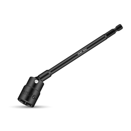 360 Grad Elektrische Bohrmaschine Luftbohrer Adapter Hülse Sechskantgriff Drehbarer Adapter Verbindungsstange Werkzeug Kupplung Socket von Qcbuegof