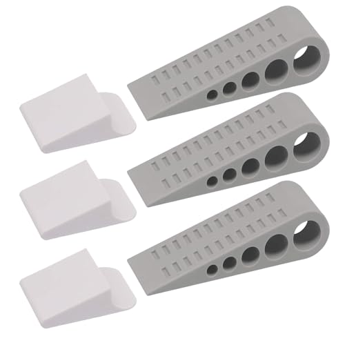 3pcs Anticollision Silikontür Stopper Nicht Überrutschen Dekorative Türstopps Keile Weiche Türstop Tür Heckhalter Ertragen von Qcbuegof