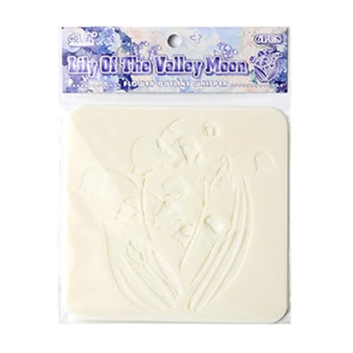 6 PCs Blumenschablonen Zum Malen Von Hohlauslösungen Blumen Wiederverwendbares Sammelalbum Journal Kunst Zeichnungsvorlagen Retro Blumenvorlage Zeichnen Hohl Aus Der von Qcbuegof