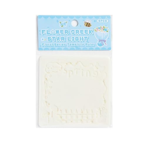 6 PCs Retro Blumenschablonen Hohl Out Vorlage Zeichnen Kunsthandwerk Für Wandmalereien Scrapbooking Für Malbuch Des Scrapbook Journals Blumen von Qcbuegof