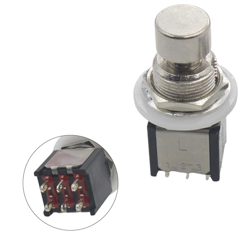 6 Pin Momentan Stomps Fuß Pedal Switches E Gitarre Notfälle Stopp Button Gitarren Effektor Fußschalter Elektrische Gitarren Notstoppknopf von Qcbuegof