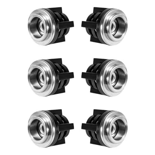 6 Stück Rückschlagventile aus Edelstahl für Hochdruckwaschmaschine, Modell 280/380/55/580, Ersatzteile für Hochdruckreiniger 6 Stück Rückschlagventile aus Edelstahl für Hochdruckwaschmaschine, Modell 280/380/55/580, Ersatzteile für Hochdruckreiniger von Qcbuegof