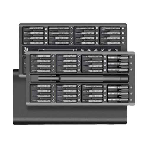 63-teiliges Multifunktions-Präzisions-Schraubendreher-Set für technische Reparaturen und elektronische Montageprojekte, Verlängerungsstange Schraubendreher-Set 63-teiliges Multifunktions-Präzisions-Schraubendreher-Set für technische Reparaturen und elektronische Montageprojekte, Verlängerungsstange Schraubendreher-Set von Qcbuegof