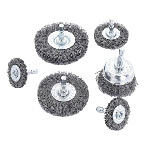 6pcs Bohrdrahtdrahtbürbste Set Penstruste 6pcs Bohrdrahtdrahtbürbste Set Penstruste von Qcbuegof