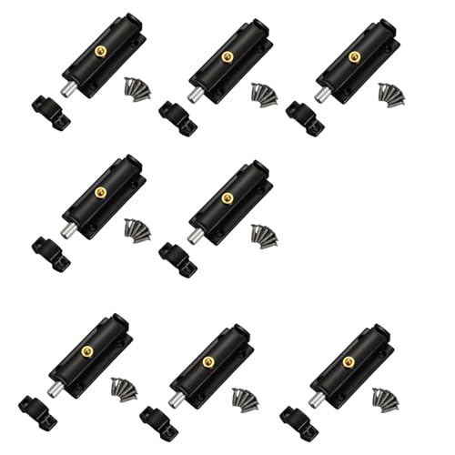 8 Stück Edelstahl Anti-Diebstahl-Sicherheitsknopf für offene Türen Hardware automatische Federriegel Edelstahl Federriegel Bolzen von Qcbuegof