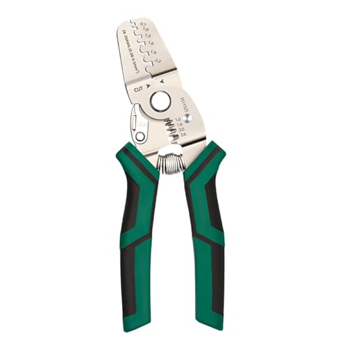 Abisolierzange aus Kohlenstoffstahl und Crimpzange für industrielle Wartung und Handwerksanwendungen, Crimpwerkzeug für Elektriker Abisolierzange aus Kohlenstoffstahl und Crimpzange für industrielle Wartung und Handwerksanwendungen, Crimpwerkzeug für Elektriker von Qcbuegof