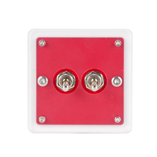 Acryl Single Oder Doppelschaltschalter Deckungsabdeckung Panel Platten Ästhetik Verbessert Den Für Verschiedene Raumstile Geeigneten Acrylschaltepanel von Qcbuegof