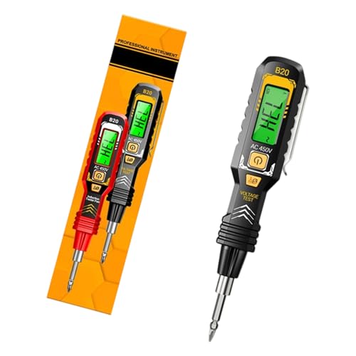 Auto Off LCD Backlit Bildschirmspannungen Testmesser Breaker Finder Digital Messstift Elektriker Werkzeugspannungsdetektoren Digitaler LCD Spannungstester Pen von Qcbuegof