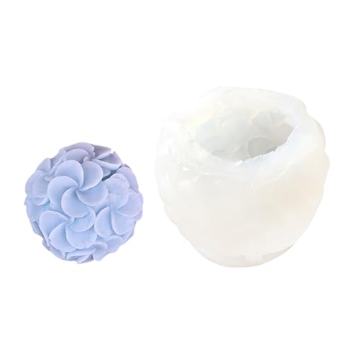Blumenkugel Kerze Formen Gussformen Silikonform Oramentplaster Epoxidharz Schimmel Blumenkuhl Kerze Silikon Ornament Epoxidharz von Qcbuegof
