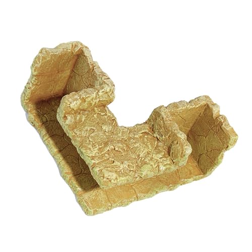 Dekotunnel aus Harz für Aquarien, Landschaftsdekoration für Aquarien, Bettas und Garnelen, Eckverstecken für Aquarien, Dekoration für kleine Fische und Garnelen Dekotunnel aus Harz für Aquarien, Landschaftsdekoration für Aquarien, Bettas und Garnelen, Eckverstecken für Aquarien, Dekoration für kleine Fische und Garnelen von Qcbuegof