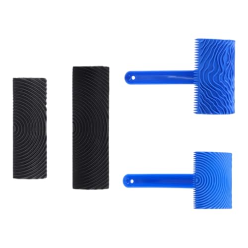 Die freundliche Gummirolle des Handwerks produziert natürliches Holzmodell Wandmalwerkzeug für Renovierungsprojekte Realistische Holzmodellwalze von Qcbuegof