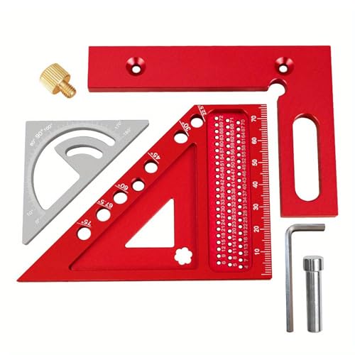 Double Purpose Aluminiumlegierung Messungslineal Set Antikorrosionsfinish Für 45 ° 90 ° Markieren In Woodcraft Projekten Aluminiummesswerkzeug Double Purpose Aluminiumlegierung Messungslineal Set Antikorrosionsfinish Für 45 ° 90 ° Markieren In Woodcraft Projekten Aluminiummesswerkzeug von Qcbuegof