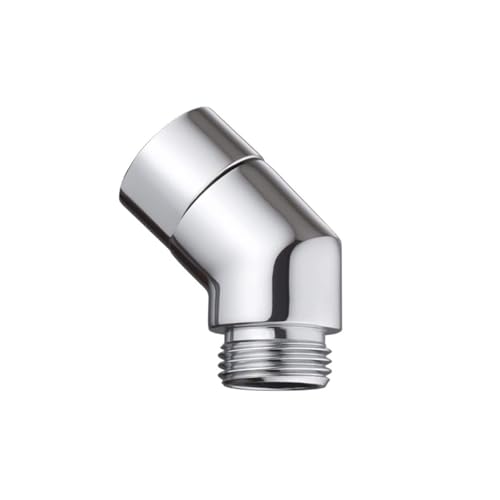 Drehbarer Duschkopfadapter, 135 Grad, Messing, Handbrausenarmanschluss, vielseitiger Duschkopfadapter für Badezimmer-Duschschlauch-Verlängerungsanschluss Drehbarer Duschkopfadapter, 135 Grad, Messing, Handbrausenarmanschluss, vielseitiger Duschkopfadapter für Badezimmer-Duschschlauch-Verlängerungsanschluss von Qcbuegof